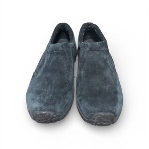 Women’s Suede Slip-On Shoes - Midnight Black‎ Sz 9.5